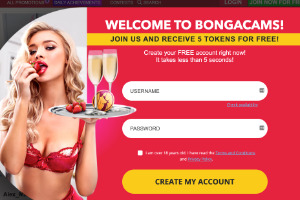 BongaCams cam model site screenshot 2